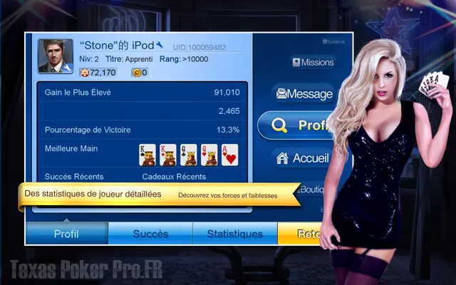 Poker Pro.FR android App screenshot 3